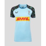 Harlequins Women's 25/26 Training Short Sleeve Tee - Sky Blue Harlequins Women's 25/26 Training Short Sleeve Tee - Sky Blue