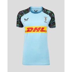 Harlequins Women's 25/26 Training Short Sleeve Tee - Sky Blue
