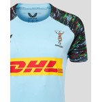 Harlequins Women's 25/26 Training Short Sleeve Tee - Sky Blue Harlequins Women's 25/26 Training Short Sleeve Tee - Sky Blue