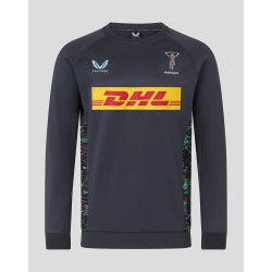 Harlequins Men's 25/26 Training Sweatshirt - Ebony