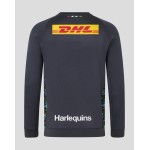 Harlequins Men's 25/26 Training Sweatshirt - Ebony Harlequins Men's 25/26 Training Sweatshirt - Ebony