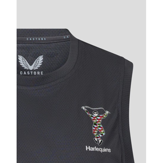 Harlequins Women's 25/26 Training Vest - Ebony Harlequins Women's 25/26 Training Vest - Ebony