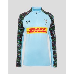 Harlequins Women's 25/26 Training 1/4 Zip - Sky Blue