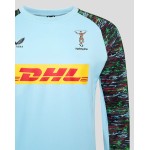 Harlequins Men's 25/26 Training Sweatshirt - Sky Blue Harlequins Men's 25/26 Training Sweatshirt - Sky Blue