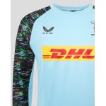 Harlequins Men's 25/26 Training Sweatshirt - Sky Blue Harlequins Men's 25/26 Training Sweatshirt - Sky Blue