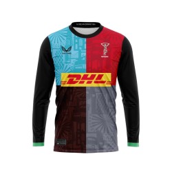 Mens Harlequins 24/25 Pro Away Long Sleeve Shirt