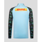 Harlequins Men's 25/26 Training 1/4 Zip - Sky Blue Harlequins Men's 25/26 Training 1/4 Zip - Sky Blue