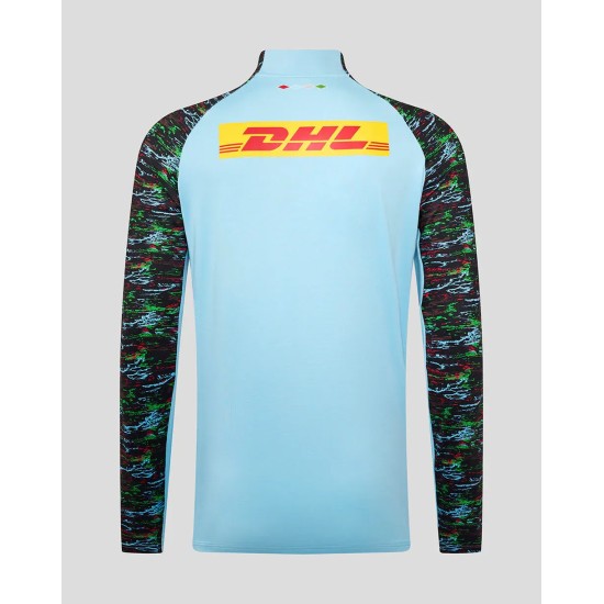Harlequins Men's 25/26 Training 1/4 Zip - Sky Blue Harlequins Men's 25/26 Training 1/4 Zip - Sky Blue