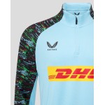 Harlequins Men's 25/26 Training 1/4 Zip - Sky Blue Harlequins Men's 25/26 Training 1/4 Zip - Sky Blue
