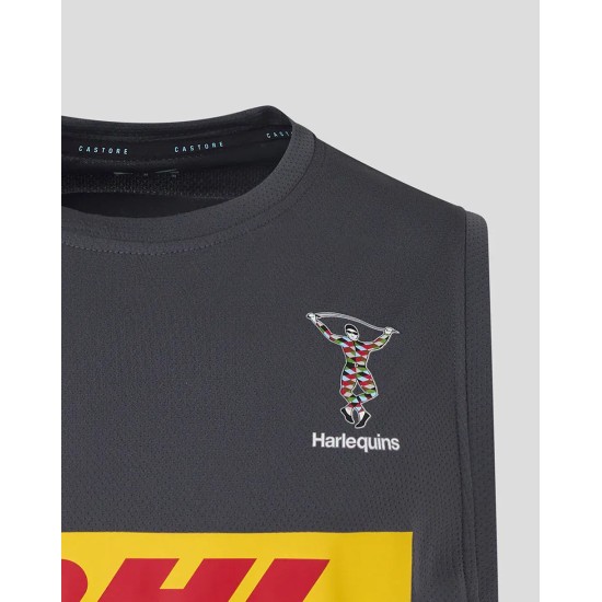 Harlequins Men's 25/26 Training Vest - Ebony Harlequins Men's 25/26 Training Vest - Ebony