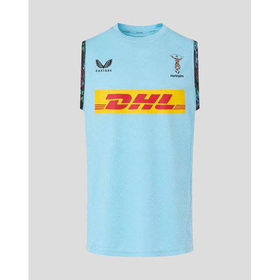 Harlequins Men's 25/26 Training Vest - Sky Blue Harlequins Men's 25/26 Training Vest - Sky Blue
