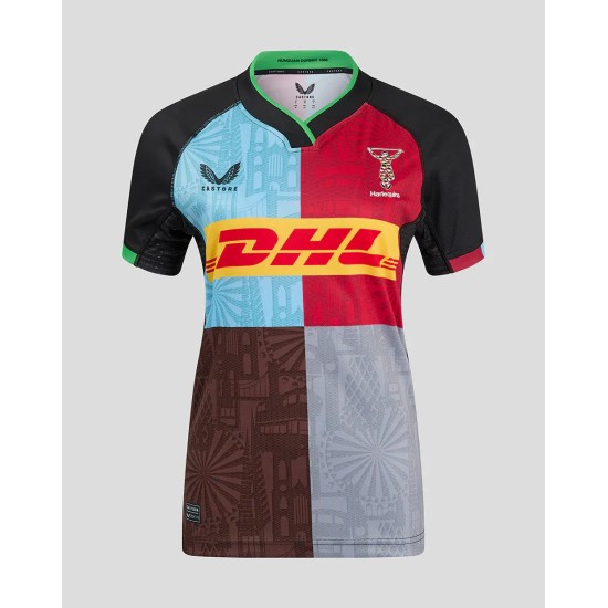Women's Harlequins 24/25 Home Shirt Women's Harlequins 24/25 Home Shirt