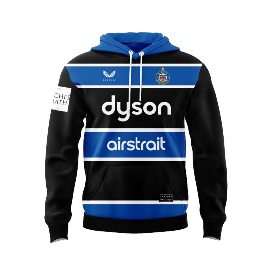 Bath Rugby Men's 2024/25 Home Cotton Hoodie Bath Rugby Men's 2024/25 Home Cotton Hoodie