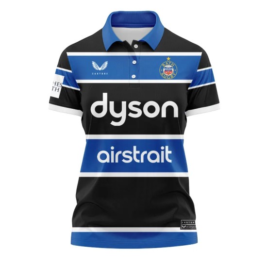 Bath Rugby 2024/25 Home Short Polyester Womens Bath Rugby 2024/25 Home Short Polyester Womens