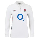 England Rugby Home Classic Long Sleeve Jersey 2024/25 - White - Womens England Rugby Home Classic Long Sleeve Jersey 2024/25 - White - Womens
