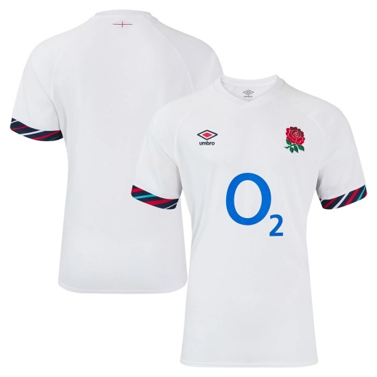 England Rugby Home Replica Jersey 2024/25 - White - Mens England Rugby Home Replica Jersey 2024/25 - White - Mens