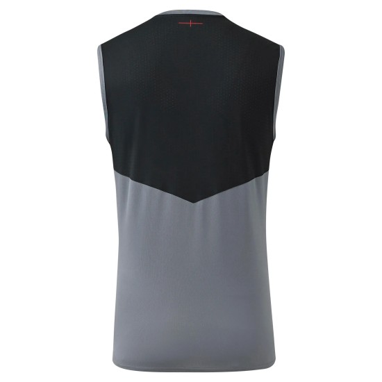 England Rugby Training Sleeveless T-Shirt - Gray - Mens England Rugby Training Sleeveless T-Shirt - Gray - Mens