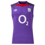 England Rugby Training Sleeveless T-Shirt - Purple - Mens England Rugby Training Sleeveless T-Shirt - Purple - Mens