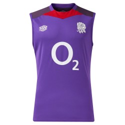 England Rugby Training Sleeveless T-Shirt - Purple - Mens England Rugby Training Sleeveless T-Shirt - Purple - Mens