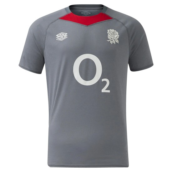 England Rugby Relaxed Fit Training Jersey - Gray - Mens England Rugby Relaxed Fit Training Jersey - Gray - Mens