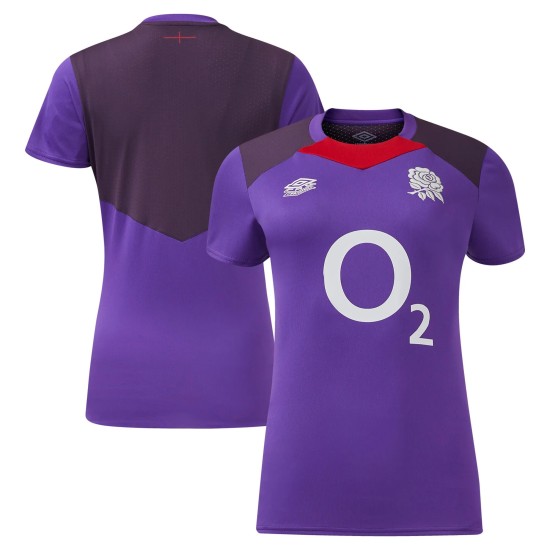 England Rugby Gym Training T-Shirt - Purple - Womens England Rugby Gym Training T-Shirt - Purple - Womens