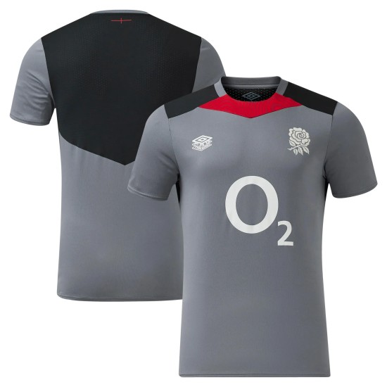 England Rugby Gym Training T-Shirt - Gray - Mens England Rugby Gym Training T-Shirt - Gray - Mens