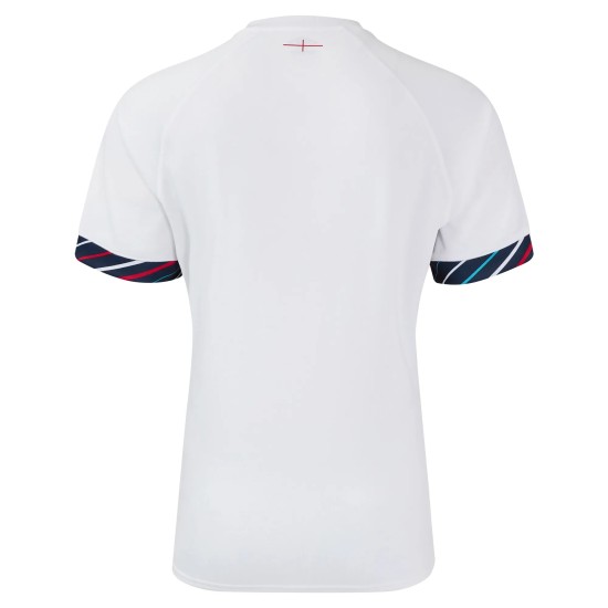 England Rugby Home Replica Jersey 2024/25 - White - Junior England Rugby Home Replica Jersey 2024/25 - White - Junior
