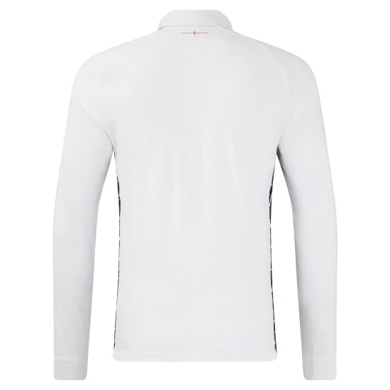 England Rugby Home Classic Long Sleeve Jersey 2024/25 - White - Mens England Rugby Home Classic Long Sleeve Jersey 2024/25 - White - Mens