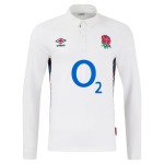 England Rugby Home Classic Long Sleeve Jersey 2024/25 - White - Mens England Rugby Home Classic Long Sleeve Jersey 2024/25 - White - Mens