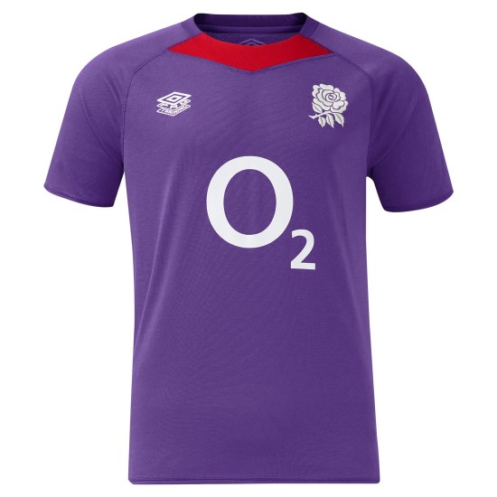 England Rugby Relaxed Fit Training Jersey - Purple - Mens England Rugby Relaxed Fit Training Jersey - Purple - Mens