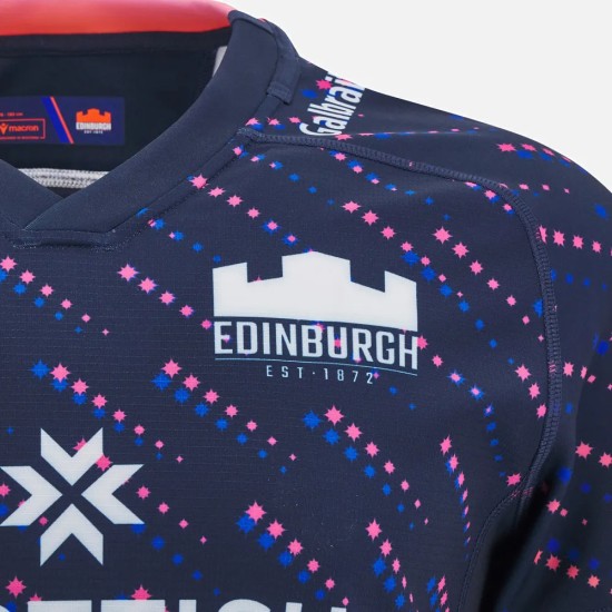 Edinburgh Rugby 2024/25 fireworks training shirt Edinburgh Rugby 2024/25 fireworks training shirt