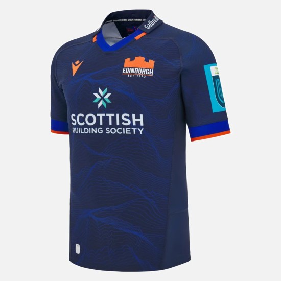 Edinburgh Rugby 2024/25 body fit home match shirt-men's Edinburgh Rugby 2024/25 body fit home match shirt-men's