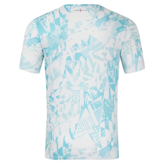 England Rugby Warm Up Jersey - Blue Topaz - Mens England Rugby Warm Up Jersey - Blue Topaz - Mens