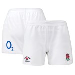 England Rugby Home Replica Shorts 2024/25 - White - Junior England Rugby Home Replica Shorts 2024/25 - White - Junior
