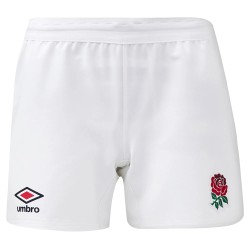 England Rugby Home Replica Shorts 2024/25 - White - Junior England Rugby Home Replica Shorts 2024/25 - White - Junior