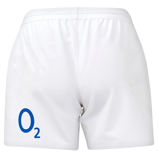 England Rugby Home Replica Shorts 2024/25 - White - Junior England Rugby Home Replica Shorts 2024/25 - White - Junior