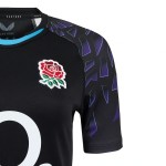 England Rugby Red Roses Alternate Replica Jersey 2025/26 - Black - Womens England Rugby Red Roses Alternate Replica Jersey 2025/26 - Black - Womens