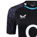 England Rugby Red Roses Alternate Replica Jersey 2025/26 - Black - Womens England Rugby Red Roses Alternate Replica Jersey 2025/26 - Black - Womens