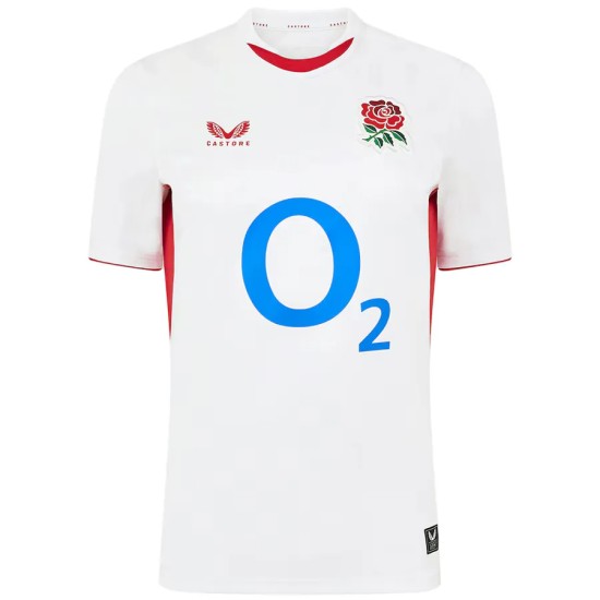 England Rugby Red Roses Home Replica Jersey 2025/26 - White - Womens England Rugby Red Roses Home Replica Jersey 2025/26 - White - Womens