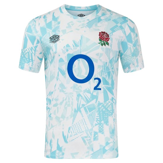 England Rugby Warm Up Jersey - Blue Topaz - Junior England Rugby Warm Up Jersey - Blue Topaz - Junior