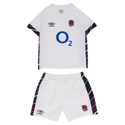 England Rugby Home Replica Kit 2024/25 - White - Children England Rugby Home Replica Kit 2024/25 - White - Children