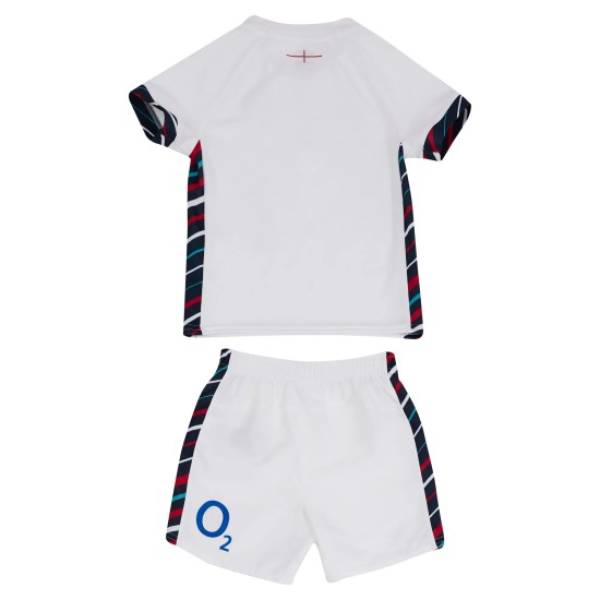 England Rugby Home Replica Kit 2024/25 - White - Children England Rugby Home Replica Kit 2024/25 - White - Children