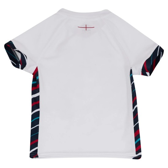 England Rugby Home Replica Kit 2024/25 - White - Children England Rugby Home Replica Kit 2024/25 - White - Children