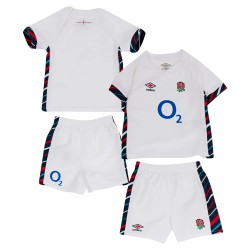 England Rugby Home Replica Shirt 2023/24 - White - Kids