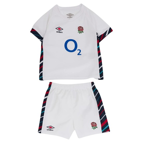 England Rugby Home Replica Shirt 2023/24 - White - Kids England Rugby Home Replica Shirt 2023/24 - White - Kids