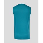 Men’s England Rugby 25/26 Performance Sleeveless T-Shirt – Storm Blue Men’s England Rugby 25/26 Performance Sleeveless T-Shirt – Storm Blue