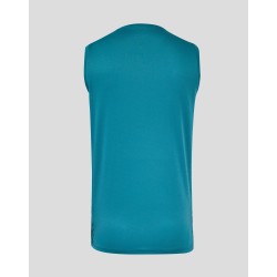 Men’s England Rugby 25/26 Performance Sleeveless T-Shirt – Storm Blue Men’s England Rugby 25/26 Performance Sleeveless T-Shirt – Storm Blue