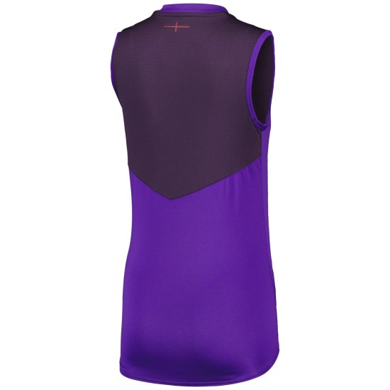 England Rugby Training Sleeveless T-Shirt - Purple - Womens England Rugby Training Sleeveless T-Shirt - Purple - Womens