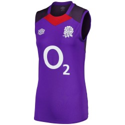 England Rugby Training Sleeveless T-Shirt - Purple - Womens England Rugby Training Sleeveless T-Shirt - Purple - Womens