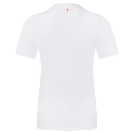 England Rugby Red Roses Home Replica Jersey 2024/25 - White England Rugby Red Roses Home Replica Jersey 2024/25 - White